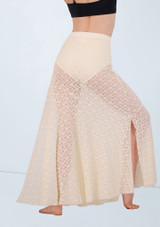 Weissman Lace Maxi Skirt Vanilla [Amarillo]