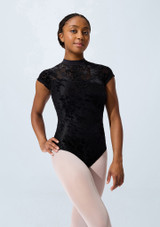 Maillot de manga corta Rudi Capezio Negro Front 2 [Negro]