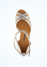 Scarpe Salsa Remi Diamant - 5cm - Argento Argento Parte inferiore [Argento]
