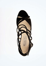 Zapatos de Baile de Ante Eva Werner Kern - 5,6cm Negro Top [Negro]