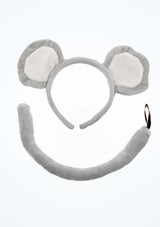 Set coda e Orecchie Topo Grigio Davanti [Grigio]