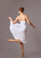Vestido Danza de Gasa Helena Move Dance Blanco Back [Blanco]