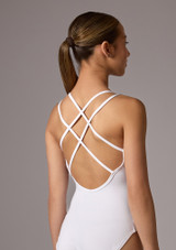 Maillot Ballet Brook Move Dance Blanco Back 2 [Blanco]
