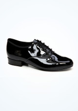 Scarpe da Ballo Uomo in Vernice Freed Nero [Nero]