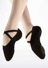 Mezze Punte Danza Pro Canvas Capezio - Nero Nero [Nero]