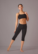 Sujetador Deportivo de Jazz Millie Move Dance Negro Front 4 [Negro]