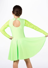 Vestito da Ballo Bambina Kristin Move Dance Verde Fluorescente [Verde]