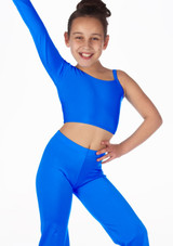 Top Danza Bambina Echo Alegra Blu Royal Principale [Blu]