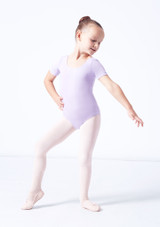 Maillot Ballet Niña Básico con Manga Corta Alegra