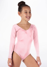 Maillot Ballet Nina Brillante Josie Alegra Rosa frontal #4. [Rosa]