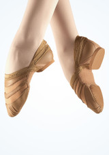 Scarpe Danza Jazz con Suola Spezzata Freeform Capezio - Color Carne Marrone 2 [Marrone]