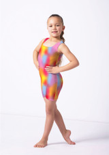 Mono de Baile NiÃ±a Hotpant Alegra BAC Front 3 [Estampado]