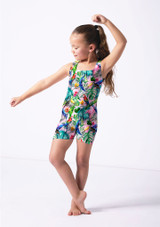Mono de Baile NiÃ±a Hotpant Alegra TRO Front 2 [Estampado]