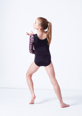 Body Ginnastica Artistica da Bambina a Maniche Lunghe Cascade Alegra CAS Dietro 2 [A motivi]