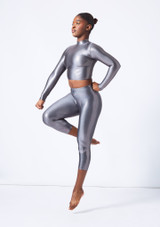 Top Danza Metallizzato Raya Alegra Grigio Parte inferiore [Grigio]