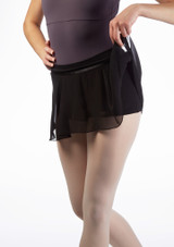 Gonna Danza con Pantaloncini Amelie Move Dance Dance Nero Davanti 2 [Nero]