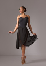 Falda de Ballet Cruzada Move Dance Negro Front 2 [Negro]