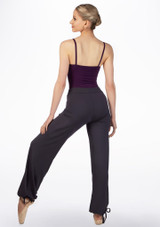 Pantalón Danza de Bambú Ajustable Ballet Rosa Grigio Dietro [Grigio]