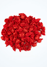 Rosa in raso grande - 100 pezzi Rosso Davanti 2 [Rosso]