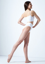 Top corto estilo camisola Carpo Move Dance Violeta frontal. [Violeta]