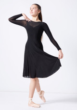 Vestido de Danza Contemporanea Chica con Manga Larga Dia Move Dance