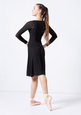 Vestido de Danza Contemporanea Chica con Manga Larga Dia Move Dance