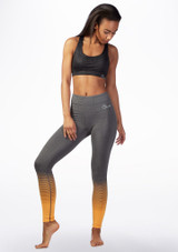 Leggings Fitness Lunghi Dare2b Arancione Davanti [Arancione]