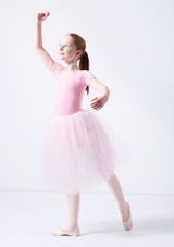 Gonna Tutù con Tulle Leggero Juliet Bloch Rosa Dietro [Rosa]