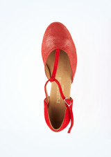 Scarpe da Ballo Carol Rummos - 1,75cm - Rosso Rosso Parte inferiore [Rosso]