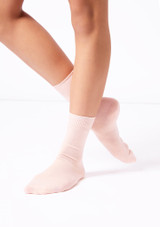 Calcetines de Ballet Tappers and Pointers Rosa Front [Rosa]