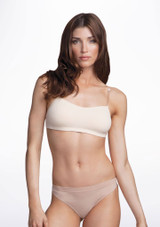 Reggiseno con Spalline Sottili Bratek Capezio Cuoio Chiaro Davanti [Cuoio Chiaro]