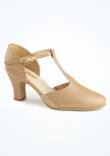 Zapatos Carácter con Inserto Elástico CH57 So Danca - 6,5cm Cuoio Chiaro [Cuoio Chiaro]