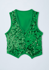Weissman Boys Ultra Sparkle Vest Rosso Davanti 2 [Rosso]