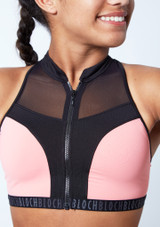 Top Danza Bambina Bloch Rosa Davanti 2 [Rosa]