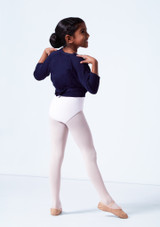 Scaldacuore Danza Bambino in Maglia Tappers and Pointers Blu Scuro Dietro [Blu]