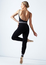 Joggers da danza lavorati a maglia Cameo Move Dance Nero Dietro [Nero]
