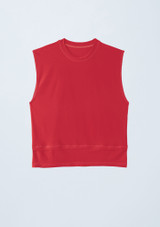 Weissman Boys Sleeveless Tee Rojo [Rojo]