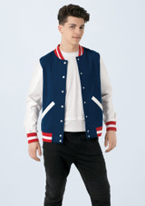 Weissman Unisex Varsity Jacket Blu Royal [Blu]