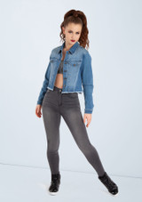 Weissman Cropped Jean Jacket 2 [Grigio]