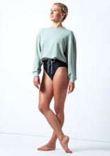 Felpa da danza in jersey Cecelia Move Dance Teal Davanti 2 [Blu]