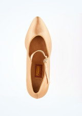 Zapatos de Baile Con Correa Rita Freed - 6,35cm - Color Carne Marrón Claro Parte inferior [Marrón Claro]