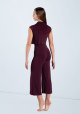 Weissman Draped Matte Jersey Top 2 [Viola]