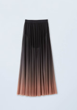 Weissman Ombre Mesh Maxi Skirt [Marrón]
