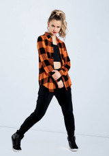Weissman Oversized Buffalo Plaid Shirt [Naranja]