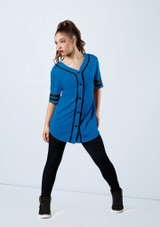 Weissman Oversized Baseball Jersey Azul Real [Azul]