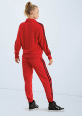 Weissman Stripe Sleeve Track Jacket Rosso 2 [Rosso]