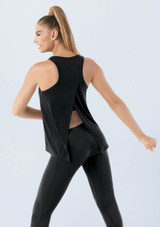 Weissman Flyaway Racerback Tank Top Nero [Nero]