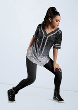 Weissman Sequin Baseball Jersey Nero [Nero]