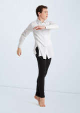 Weissman Solid Button Down Shirt Bianco 2 [Bianco]