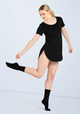 Weissman Oversized Favorite Tee Dress Nero [Nero]